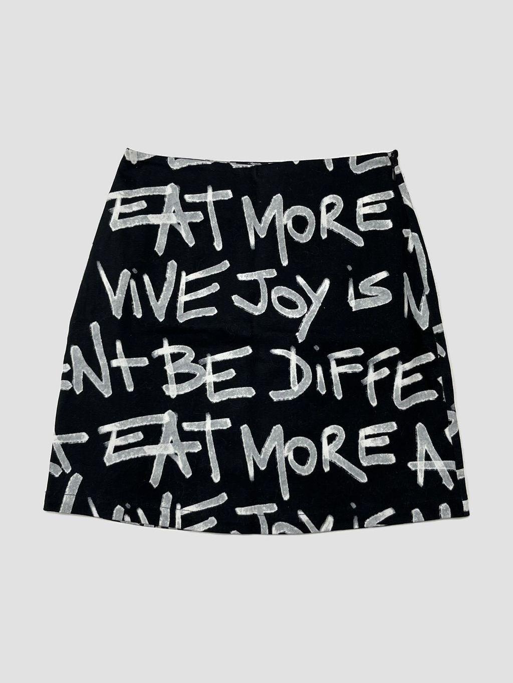 Falda corta DESIGUAL - Talla 34 (VOP01112090)-0