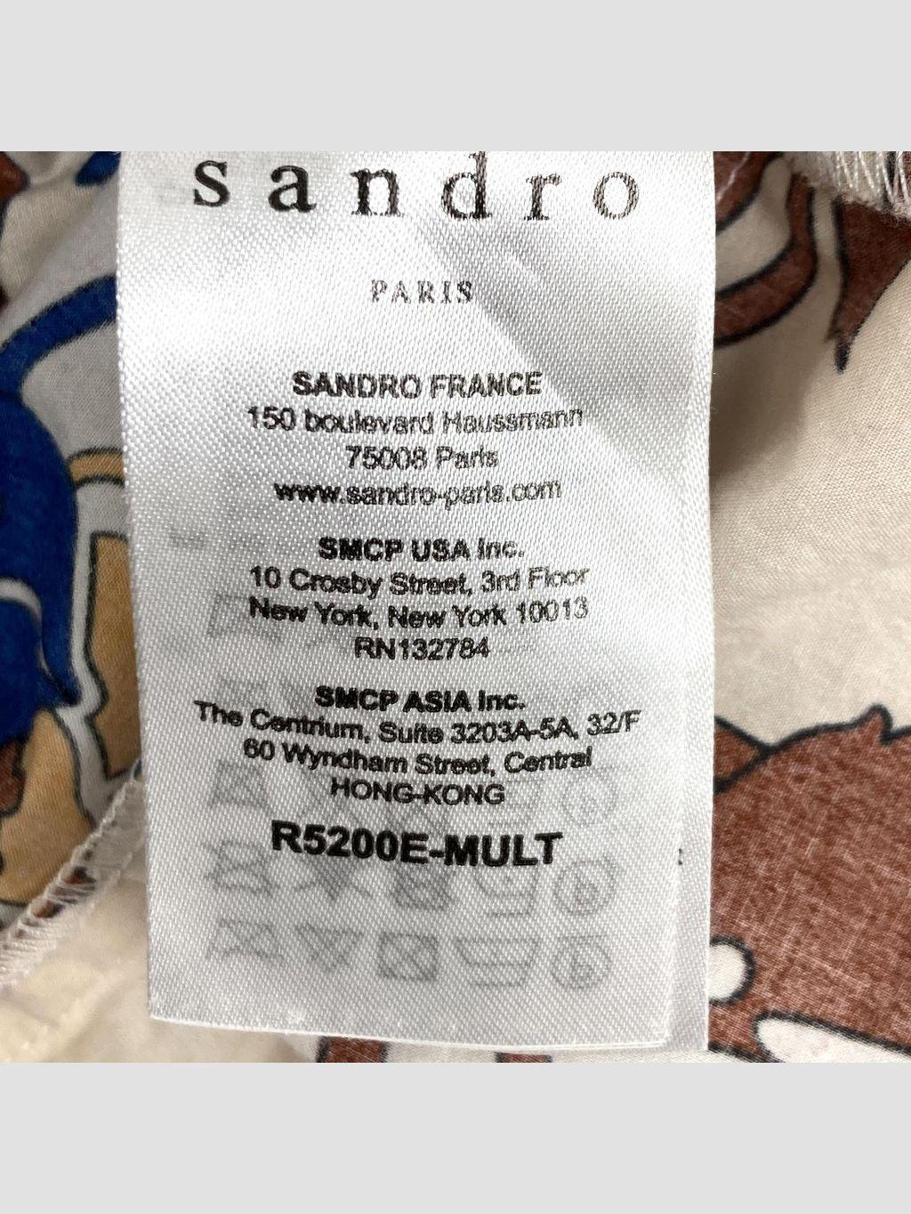 Vestido corto SANDRO - Talla XS (VOP01081461)-4