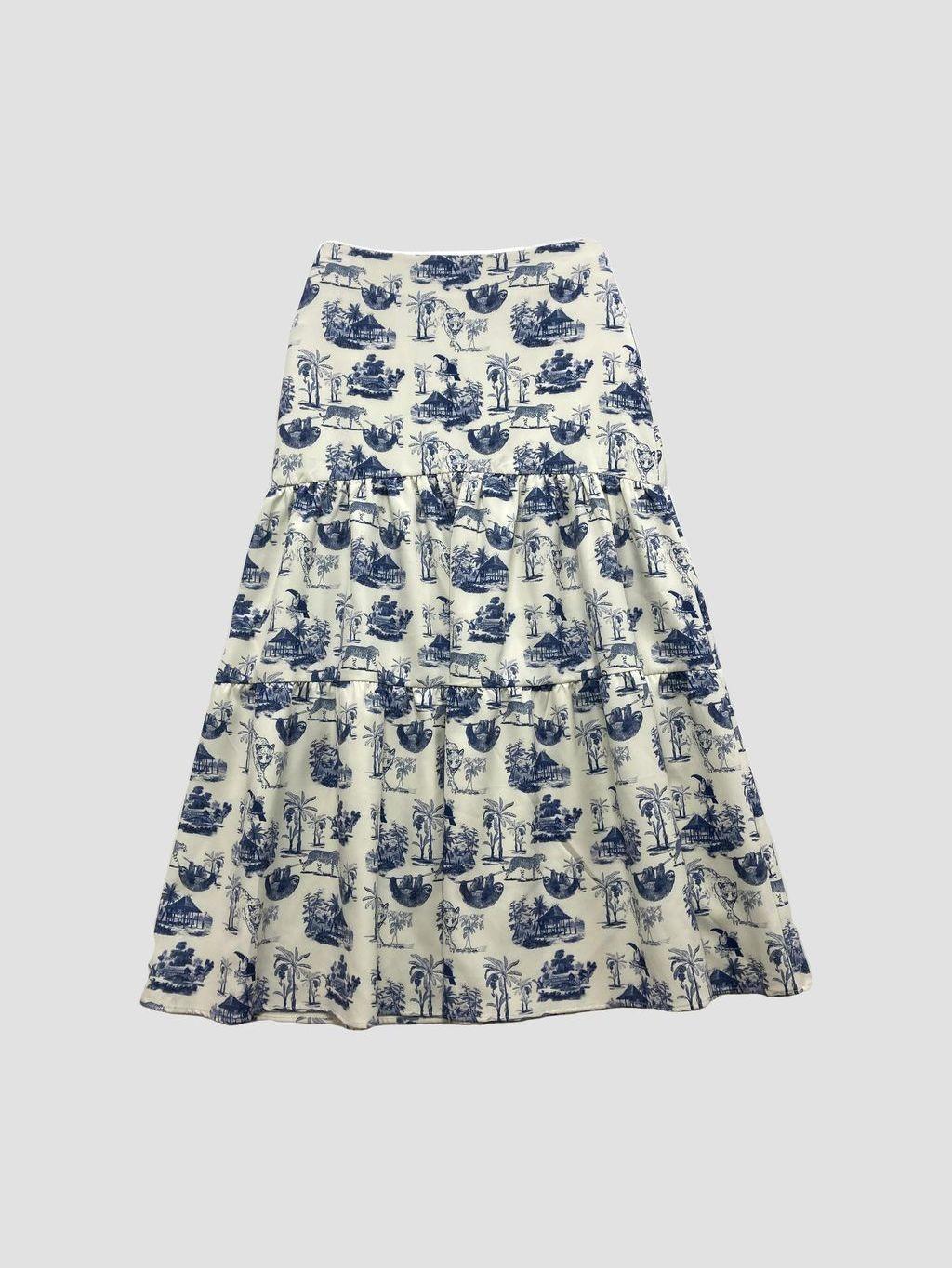 Falda larga VINTAGE - Talla 38 (VOP00901871)-0