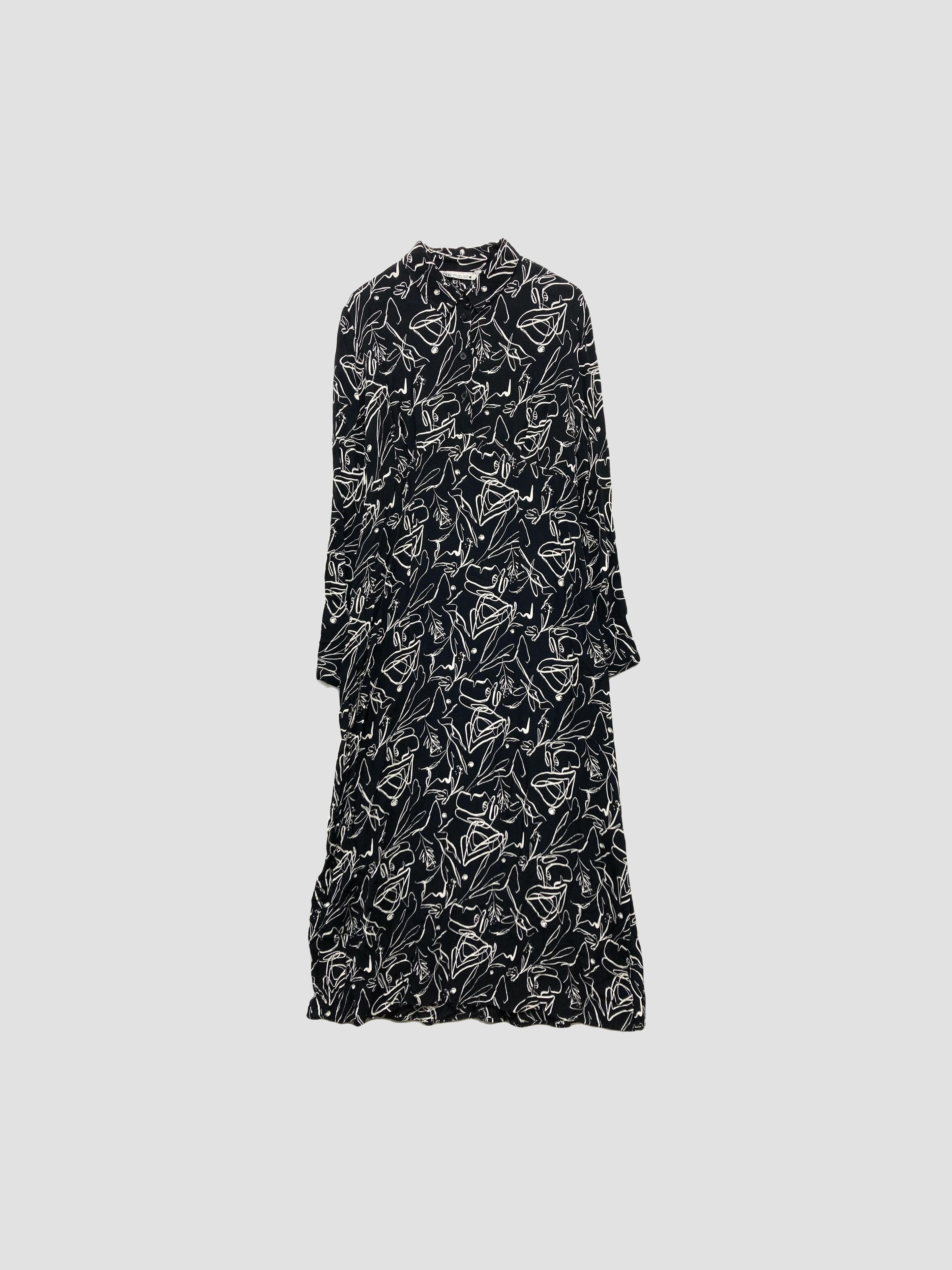 Vestido largo ZARA - Talla L (VOP00981908)-0