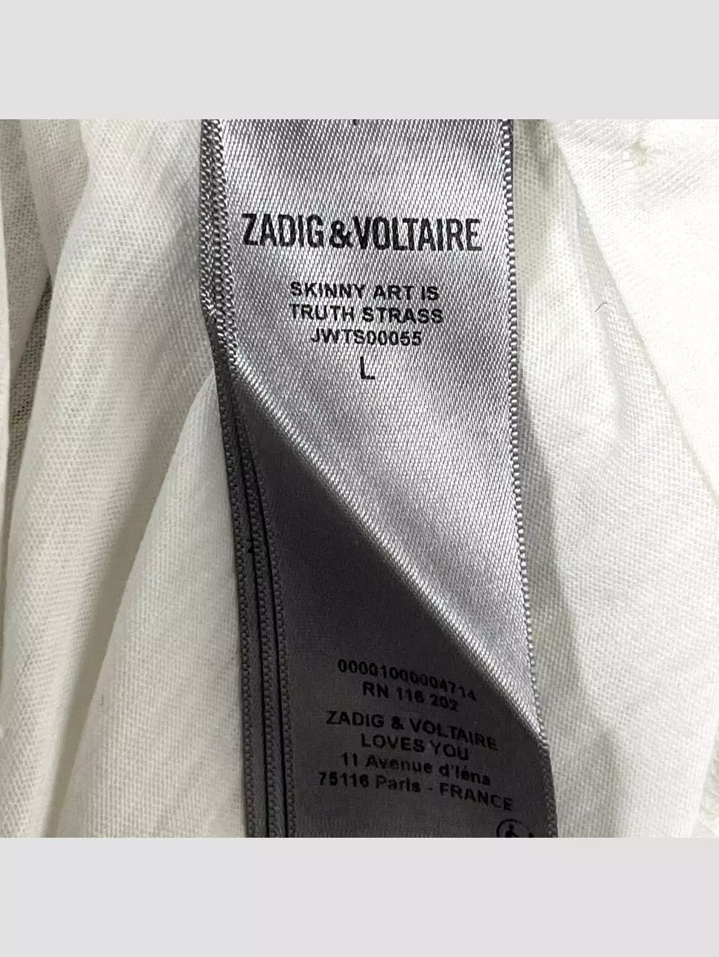 Polera ZADIG & VOLTAIRE - Talla L (VOP01174278)-2