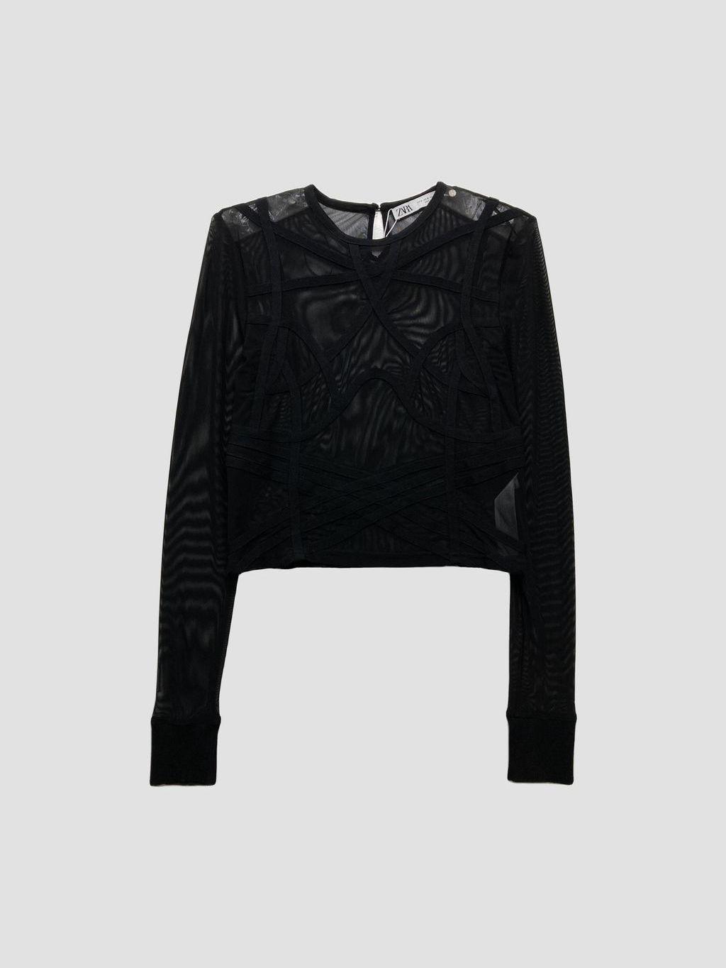 Polera ZARA - Talla M (VOP01007831)-0