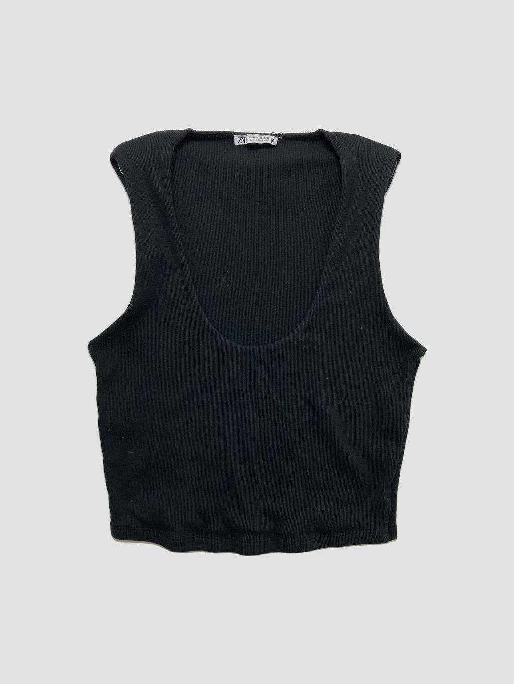 Polera sin mangas ZARA - Talla M (VOP00920244)-0