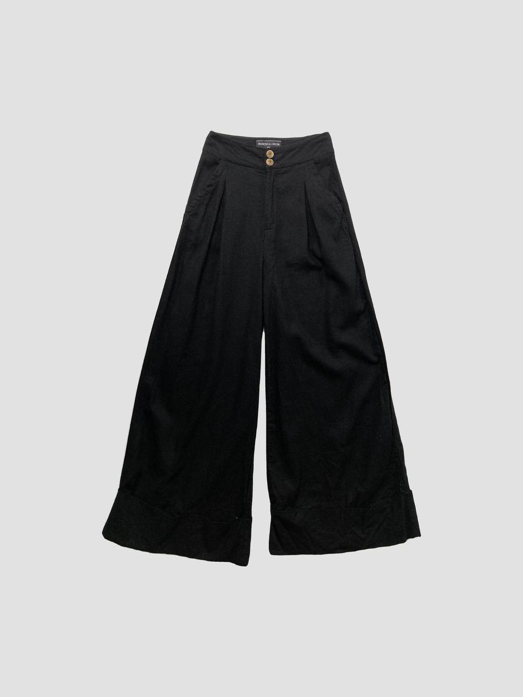 Pantalón palazzo FRAN LARRAIN PARA BASEMENT - Talla 34 (VOP00925377)-0