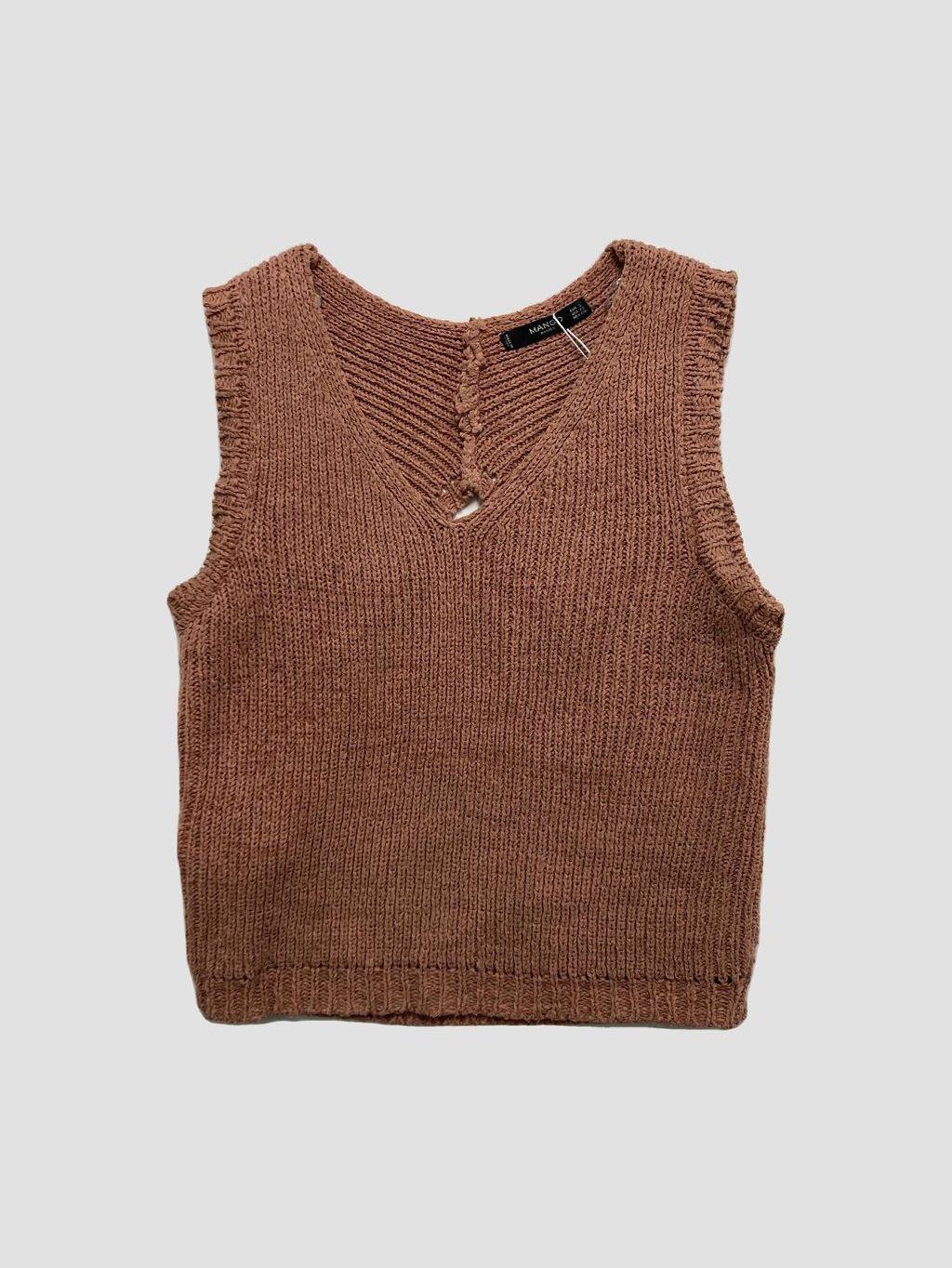 Polera sin mangas MANGO - Talla S (VOP01065033)-0