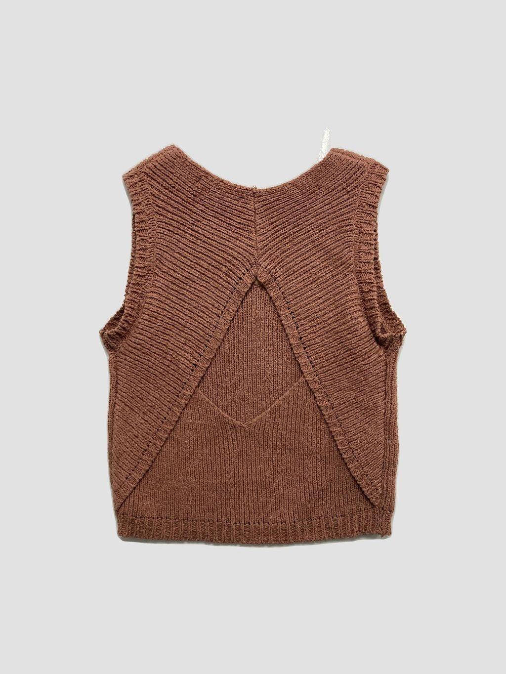 Polera sin mangas MANGO - Talla S (VOP01065033)-1