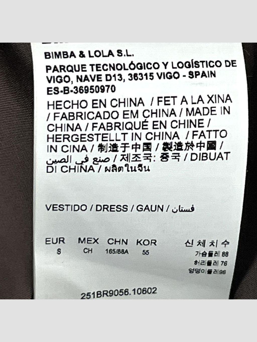 Vestido largo BIMBA Y LOLA - Talla S (VOP01131463)-3