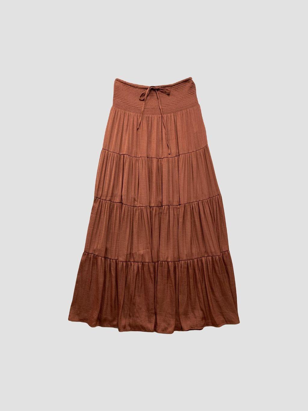 Falda larga ZARA - Talla 36 (VOP01070298)-0