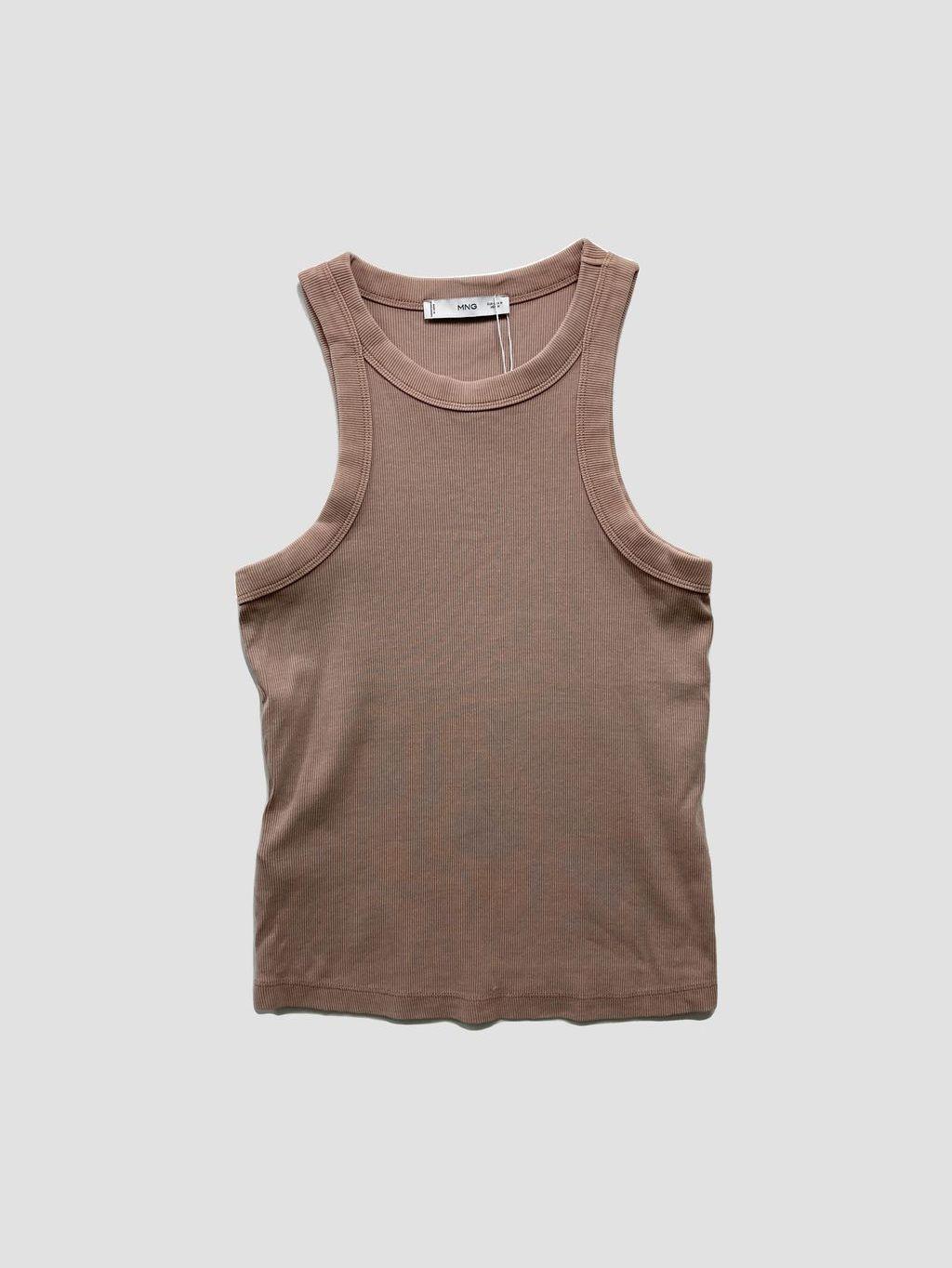 Polera sin mangas MANGO - Talla M (VOP01031142)-0