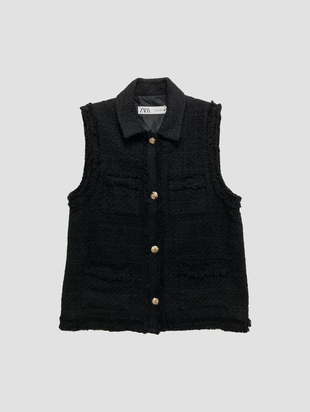 Chaqueta sin mangas ZARA - Talla L (VOP01044239)-0