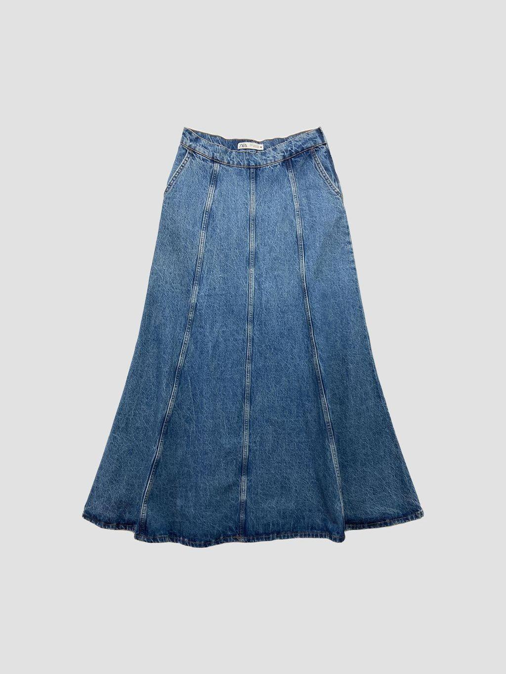 Falda larga ZARA - Talla 38 (VOP00908343)-0