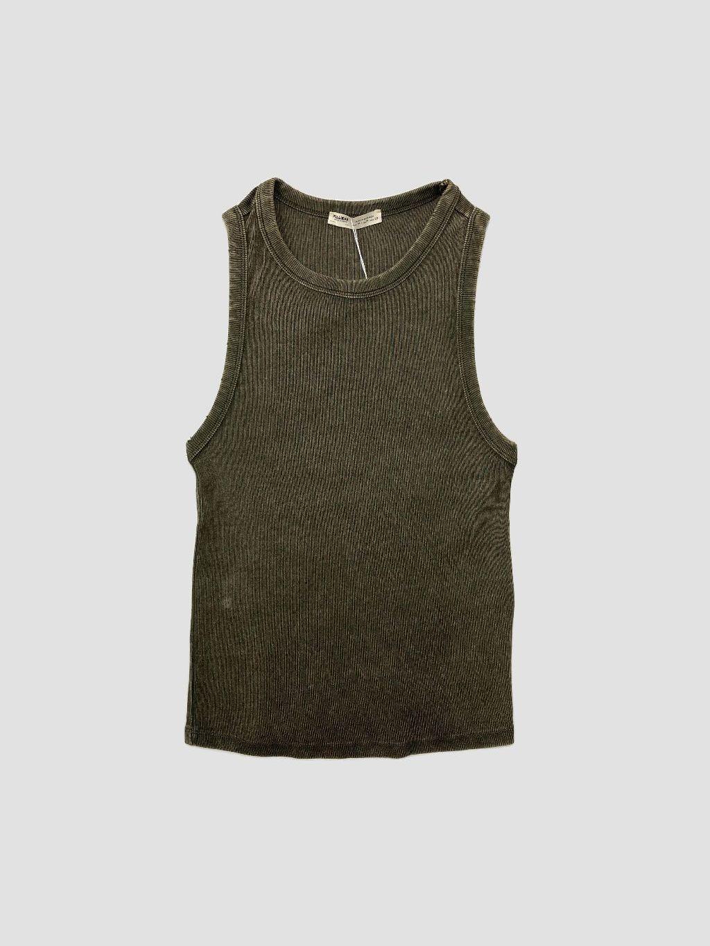 Polera sin mangas PULL&BEAR - Talla M (VOP01087893)-0
