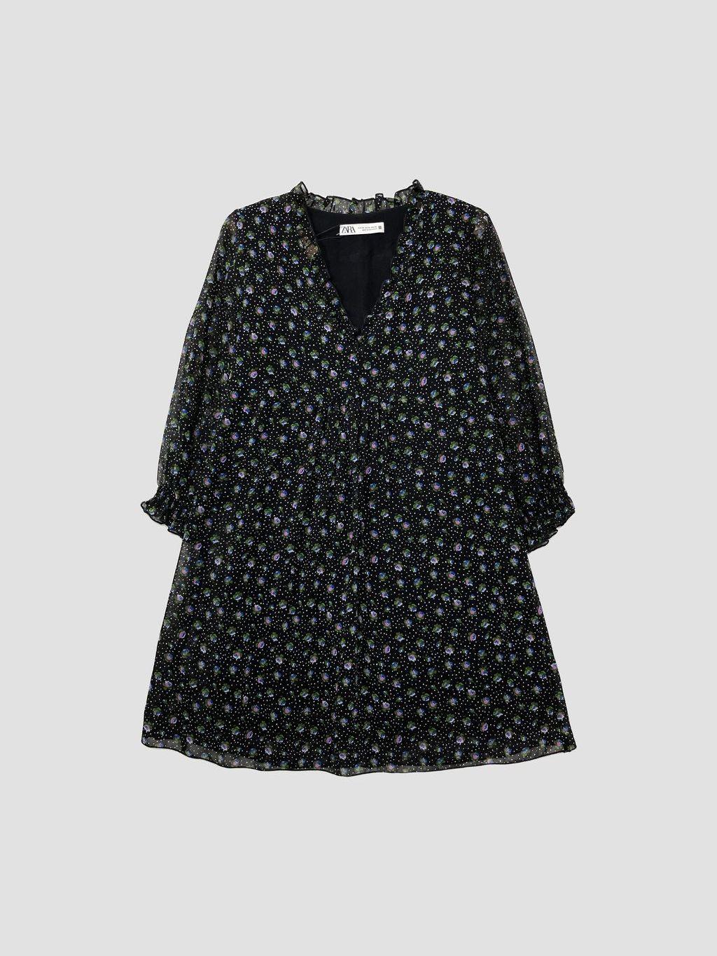 Vestido corto ZARA - Talla XS (VOP01204417)-0