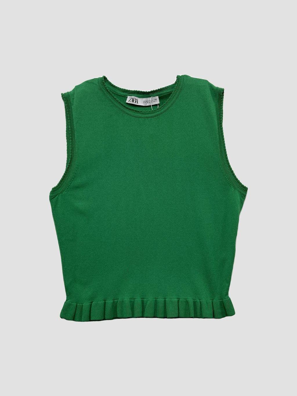 Polera sin mangas ZARA - Talla M (VOP01064816)-0