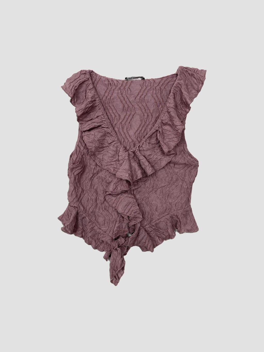 Polera sin mangas ZARA - Talla M (VOP01110553)-0