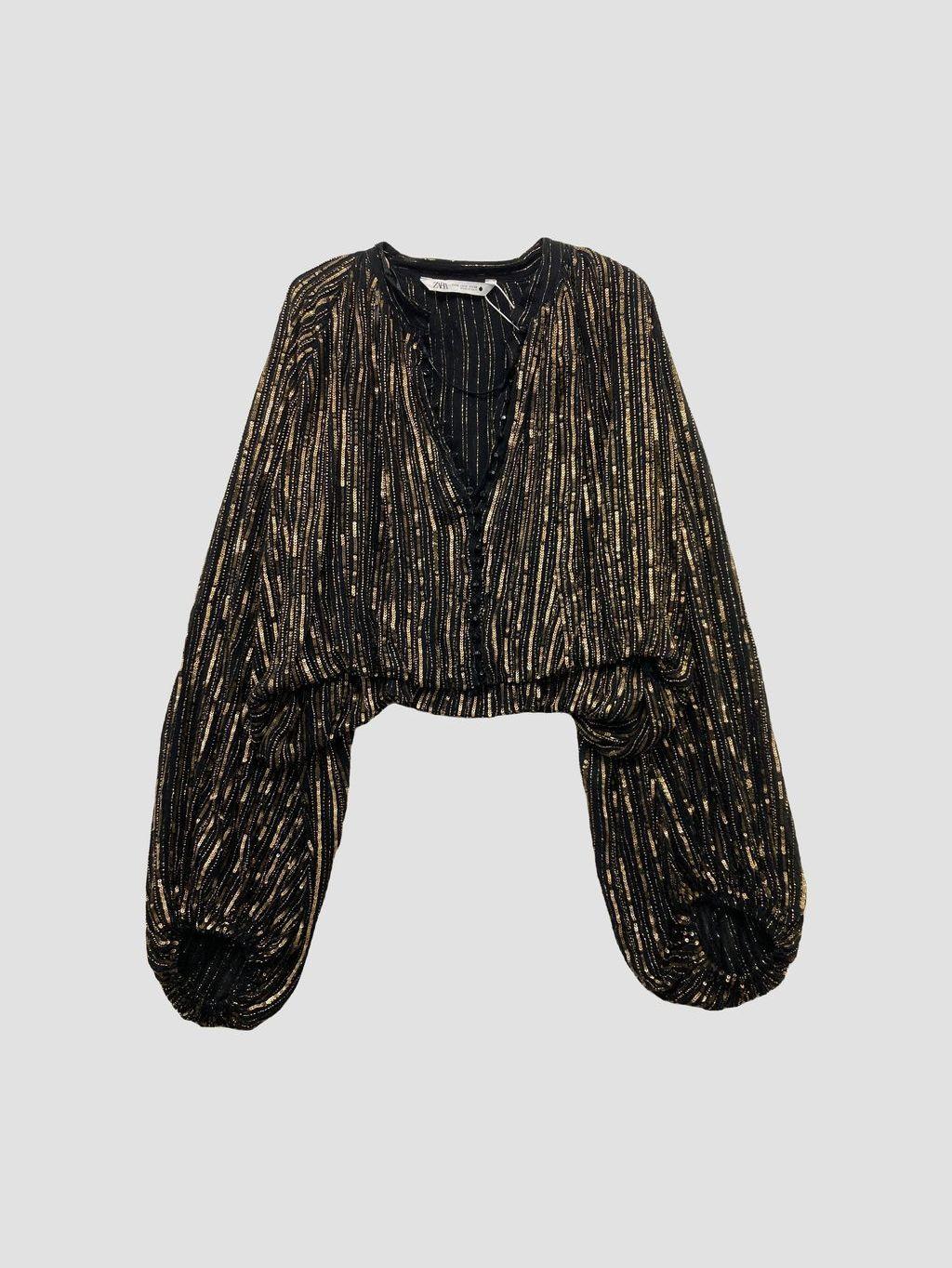 Blusa ZARA - Talla M (VOP01034102)-0
