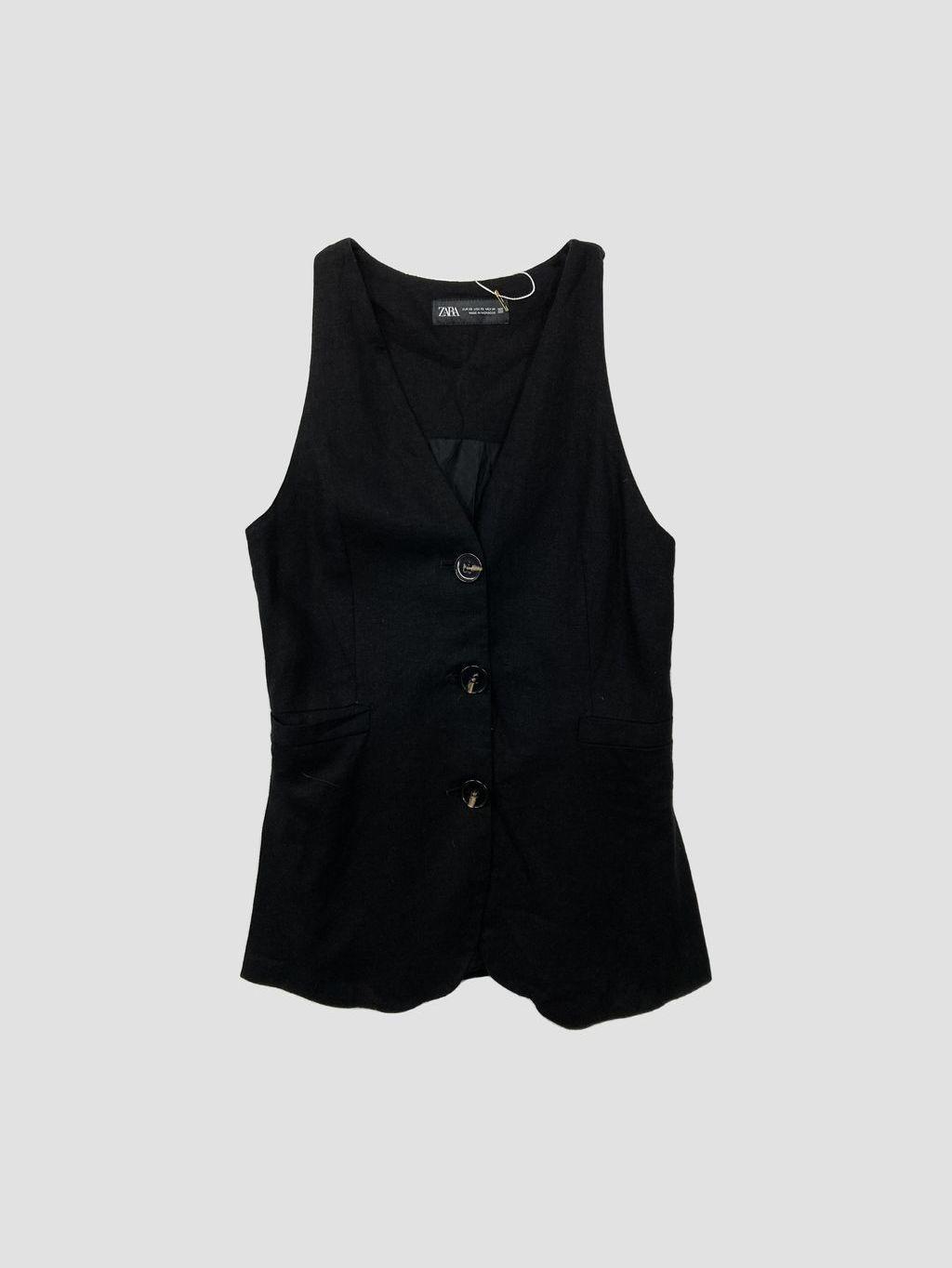 Polera sin mangas ZARA - Talla XS (VOP01159673)-0