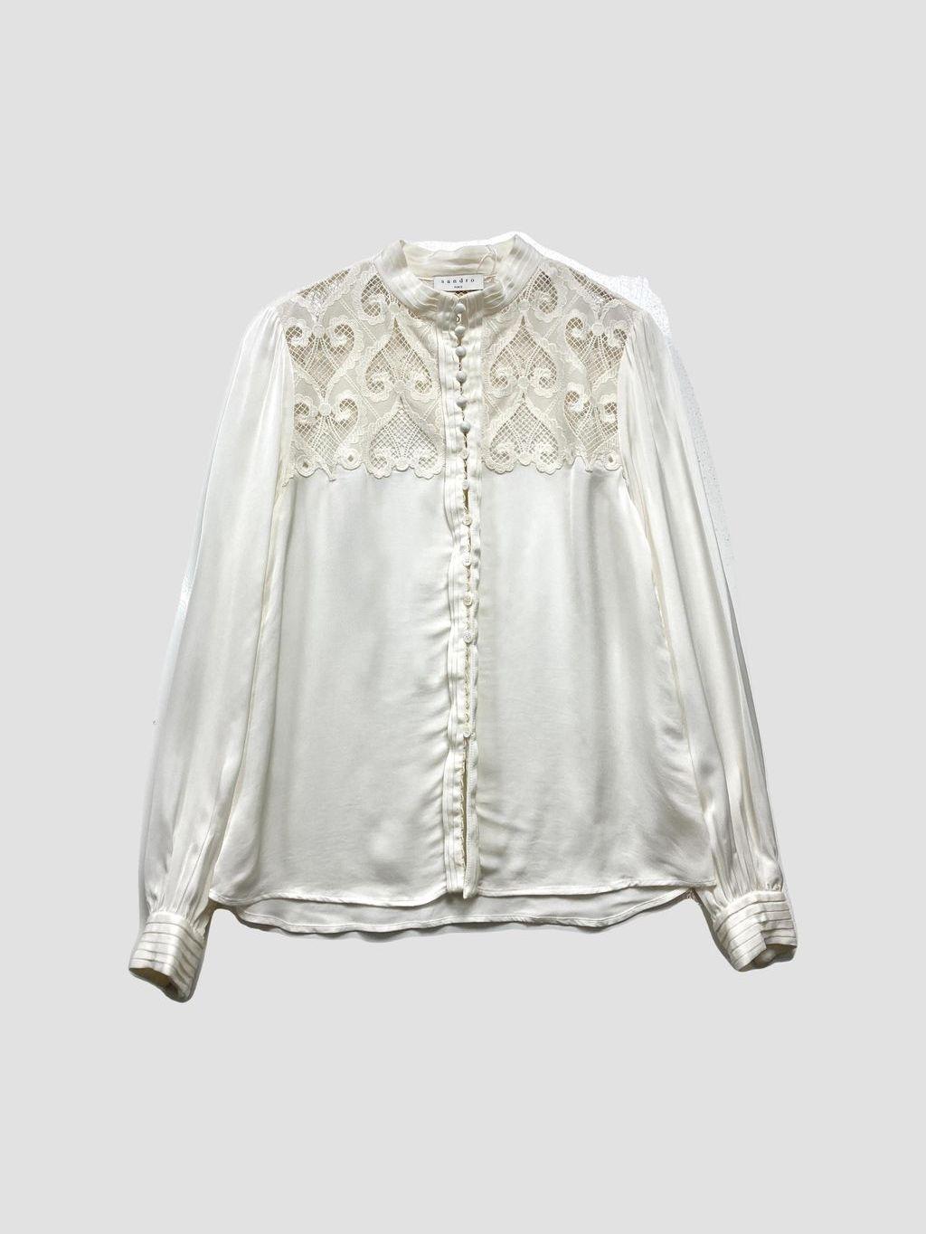 Blusa SANDRO - Talla XXS (VOP01057598)-0