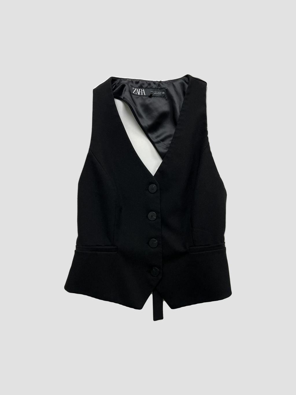 Chaqueta sin mangas ZARA - Talla M (VOP00928976)-0