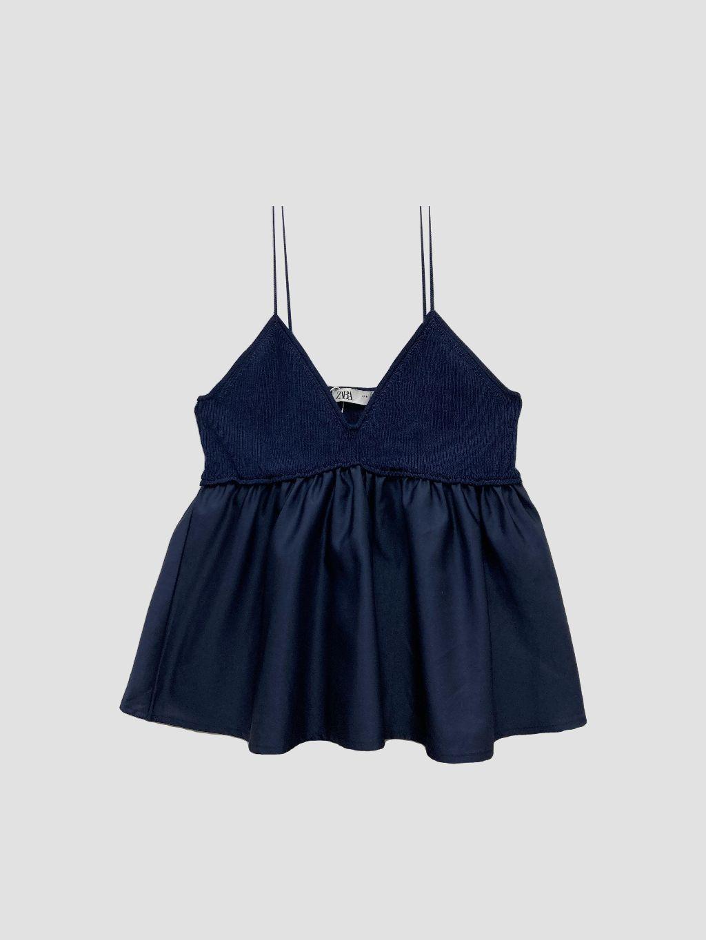 Polera sin mangas ZARA - Talla M (VOP01027451)-0