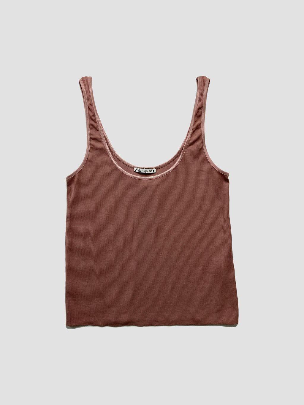 Polera sin mangas ZARA - Talla S (VOP01057424)-0