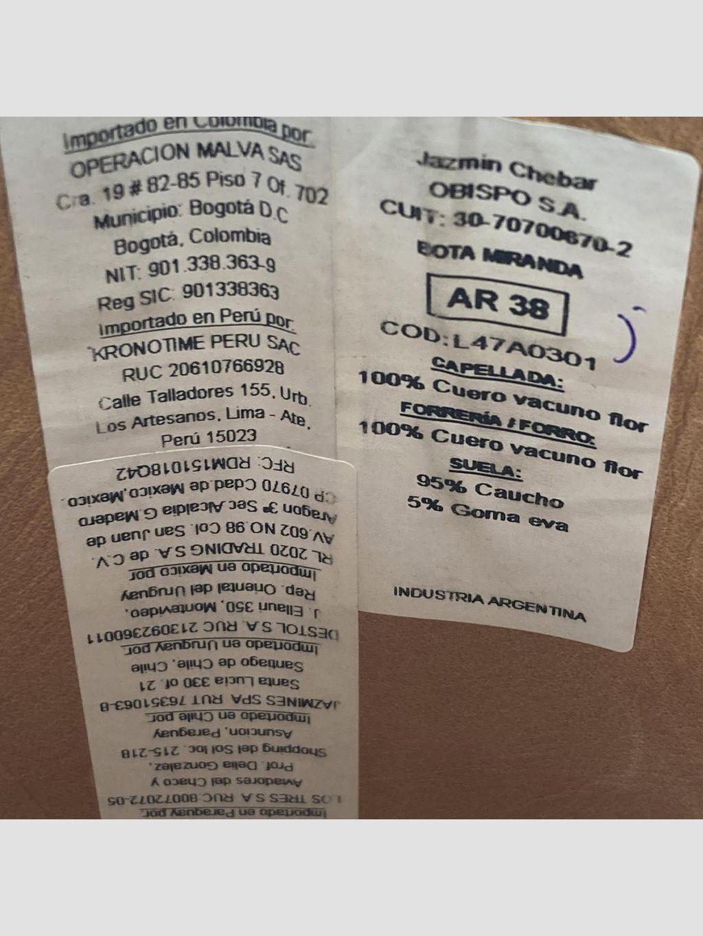 Botas JAZMIN CHEBAR - Talla 38 (VOP01051875)-4