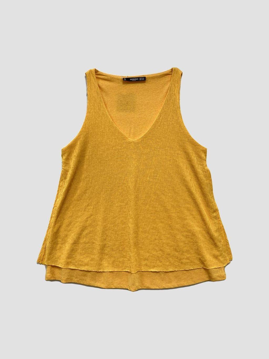Polera sin mangas MANGO - Talla XS (VOP01038664)-0