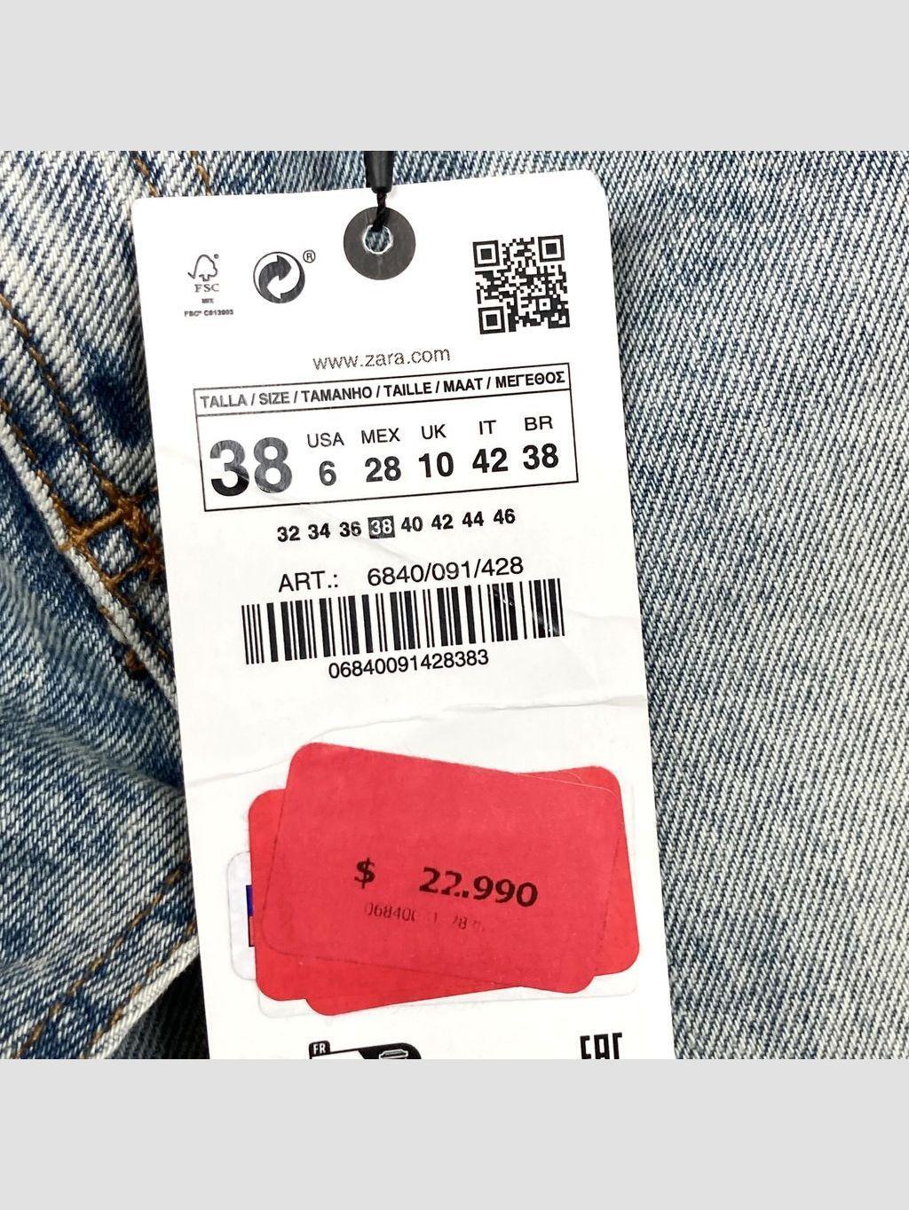 Jean ZARA - Talla 38 (VOP01097280)-3