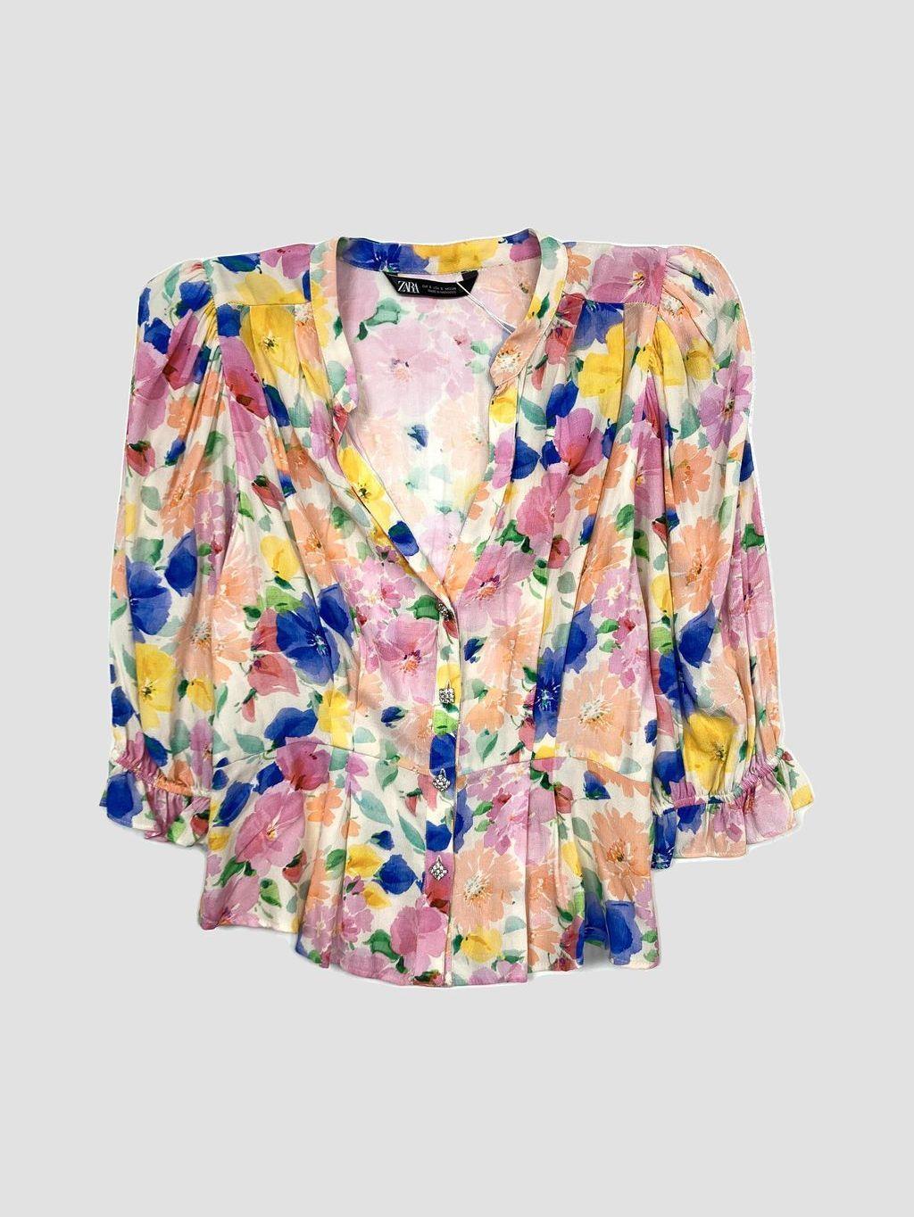 Blusa ZARA - Talla S (VOP01140757)-0