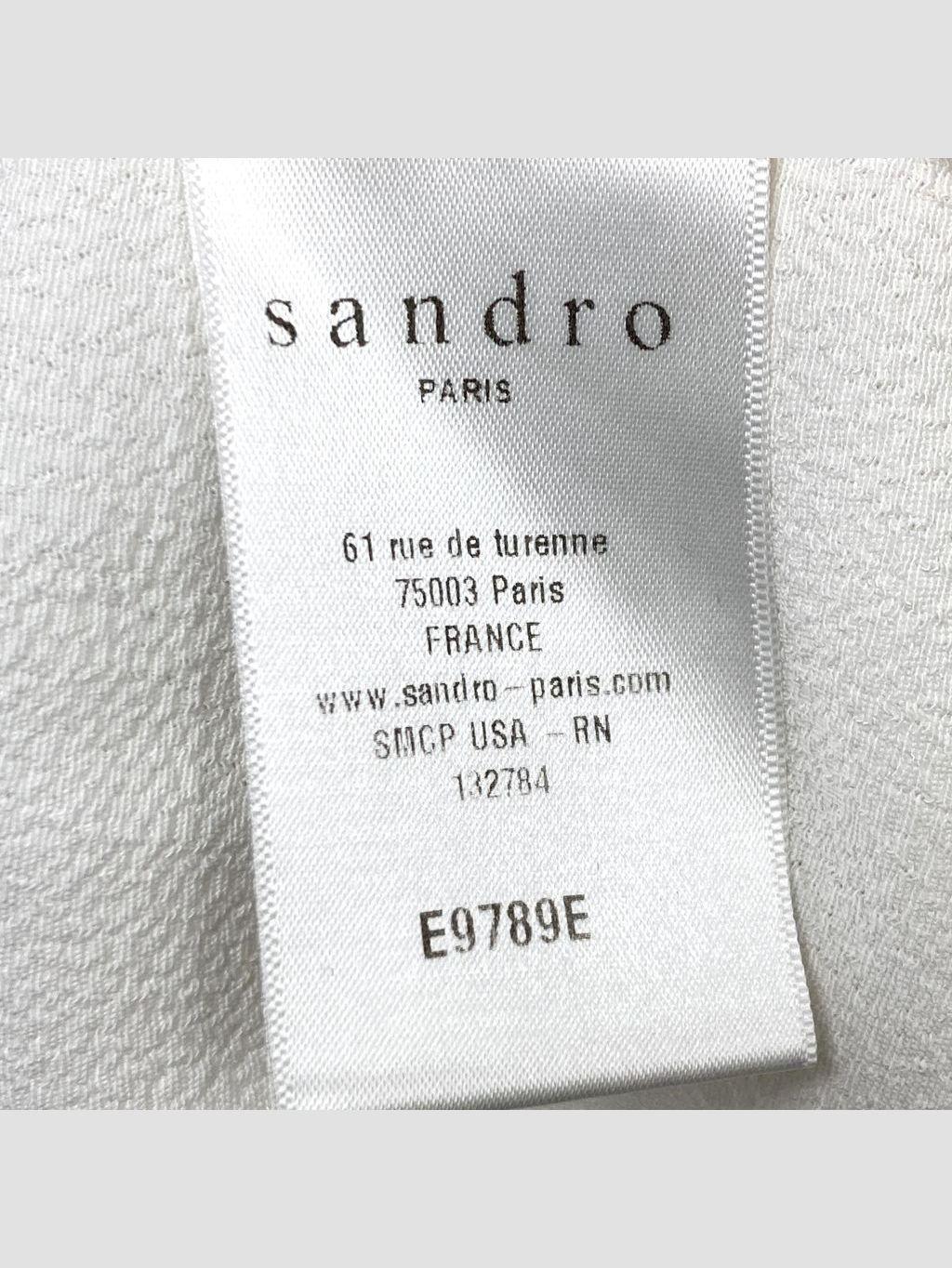 Polera sin mangas SANDRO - Talla XS (VOP01041670)-4