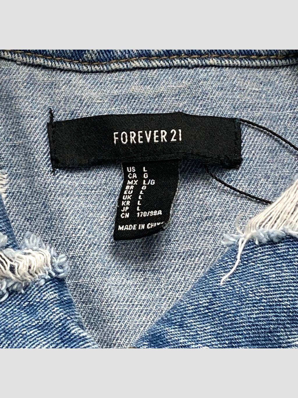 Chaqueta sin mangas FOREVER 21 - Talla L (VOP00910025)-1