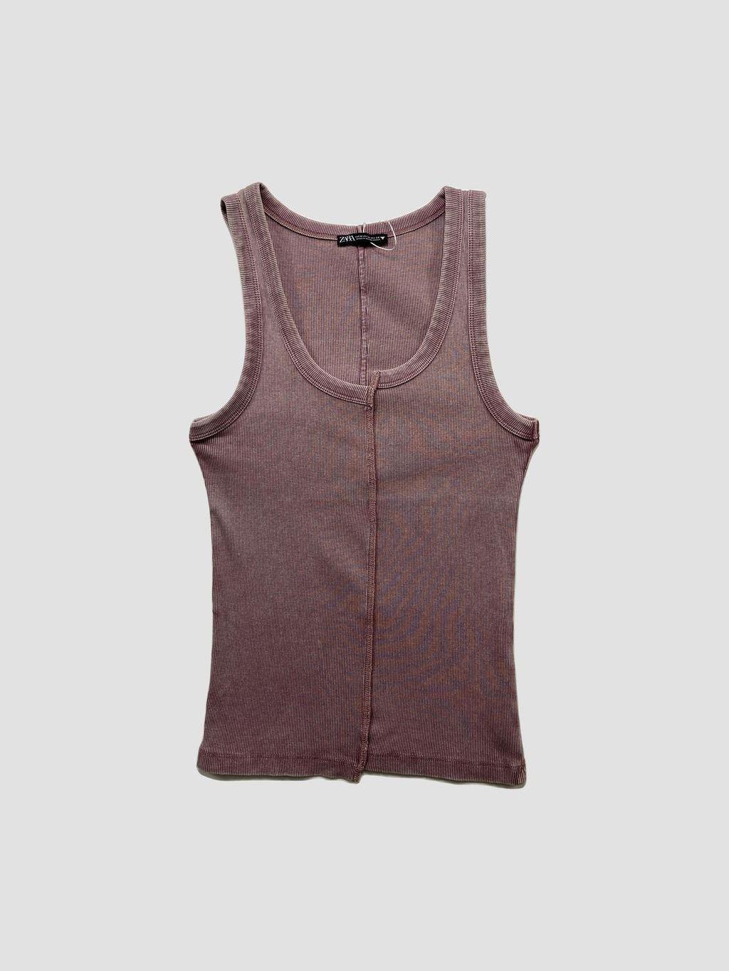 Polera sin mangas ZARA - Talla M (VOP01041106)-0