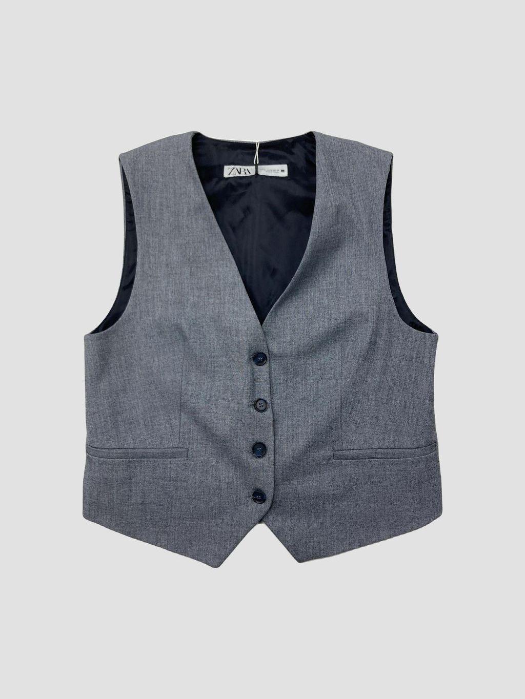Chaqueta sin mangas ZARA - Talla M (VOP01169214)-0