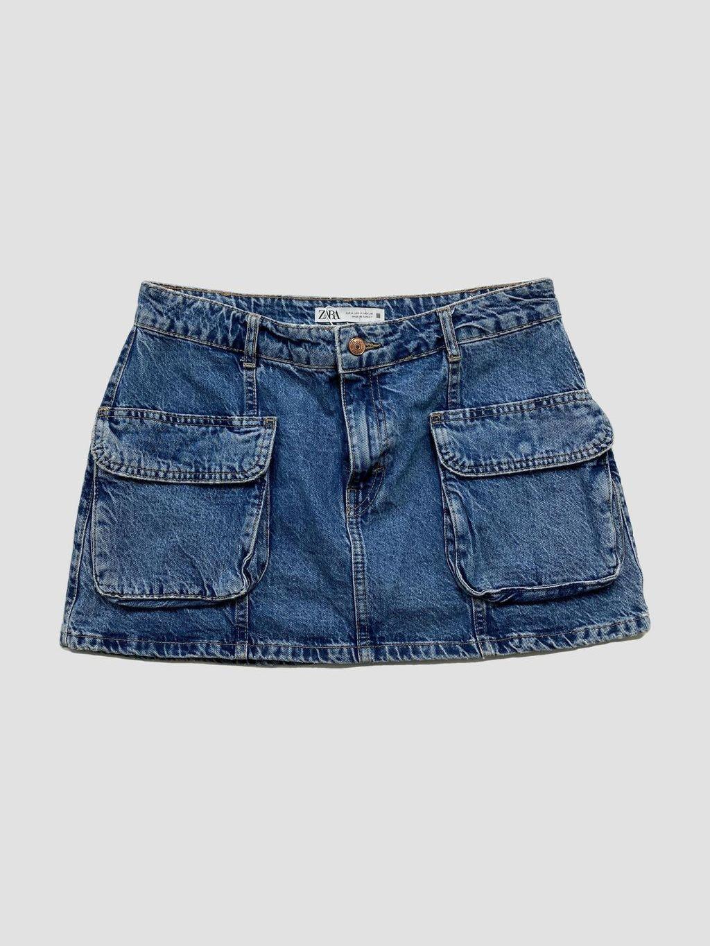 Falda corta ZARA - Talla 38 (VOP01029855)-0