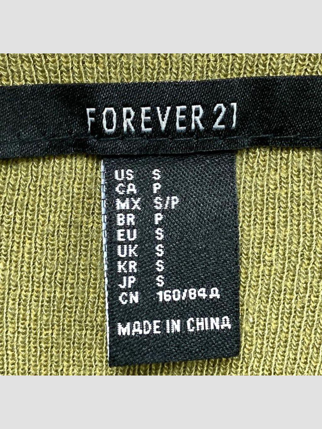 Polera sin mangas FOREVER 21 - Talla S (VOP00781809)-1