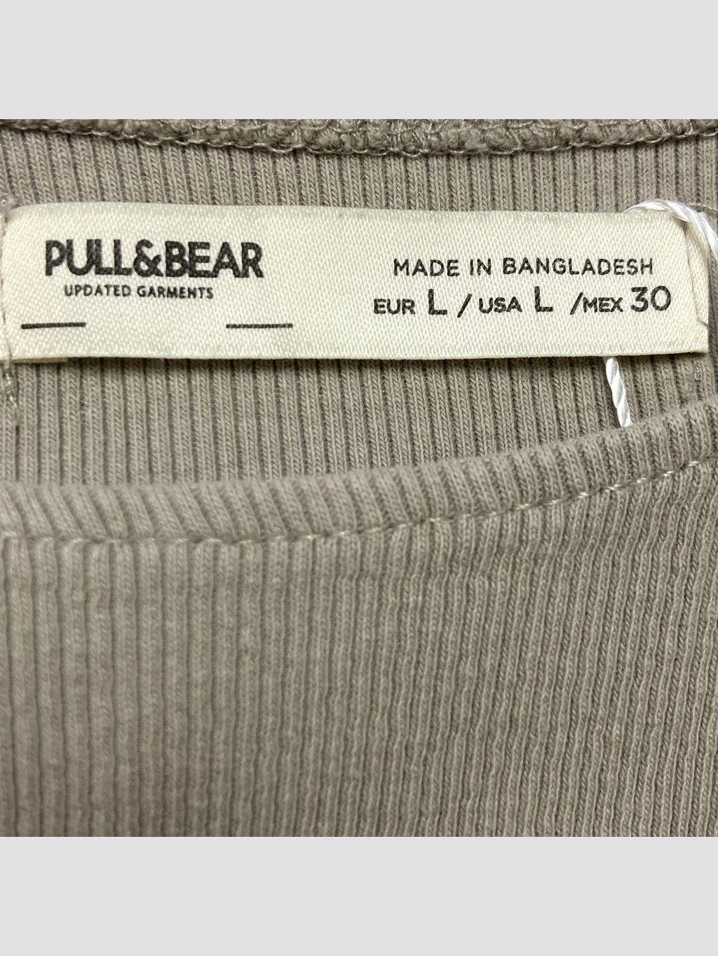 Polera sin mangas PULL&BEAR - Talla L (VOP00836774)-2