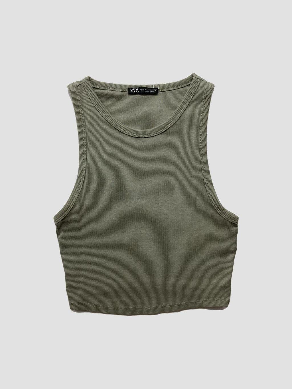 Polera sin mangas ZARA - Talla M (VOP00960358)-0