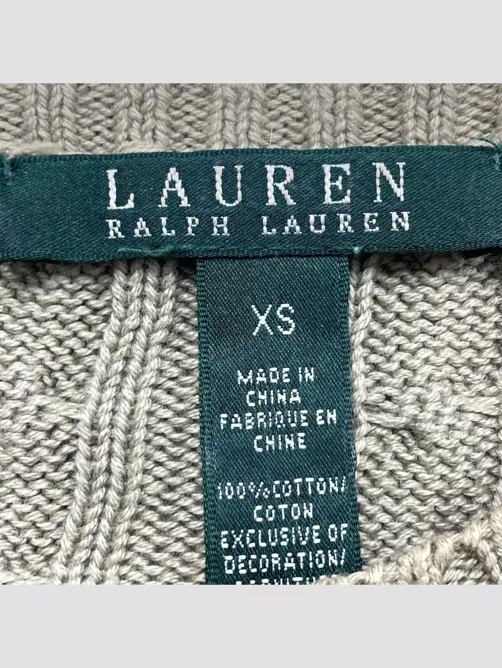 Sweater LAUREN BY RALPH LAUREN - Talla XS (VOP00901786)-1