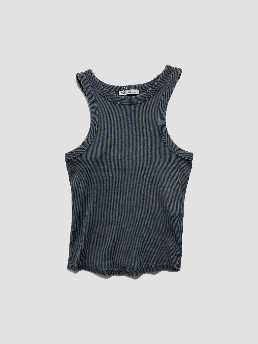 Polera sin mangas ZARA - Talla S (VOP01058849)-0