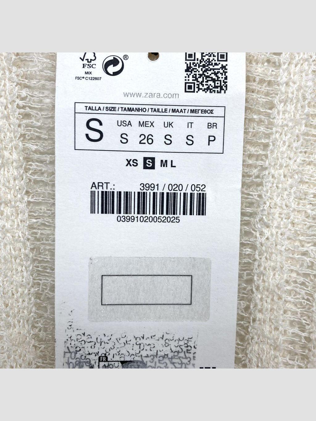 Polera sin mangas ZARA - Talla S (VOP01097565)-2