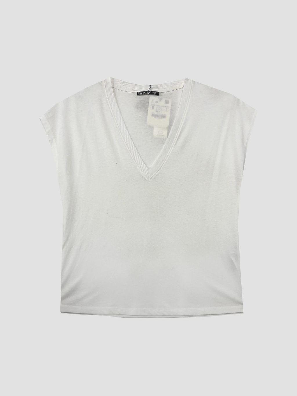 Polera sin mangas ZARA - Talla S (VOP01214685)-0