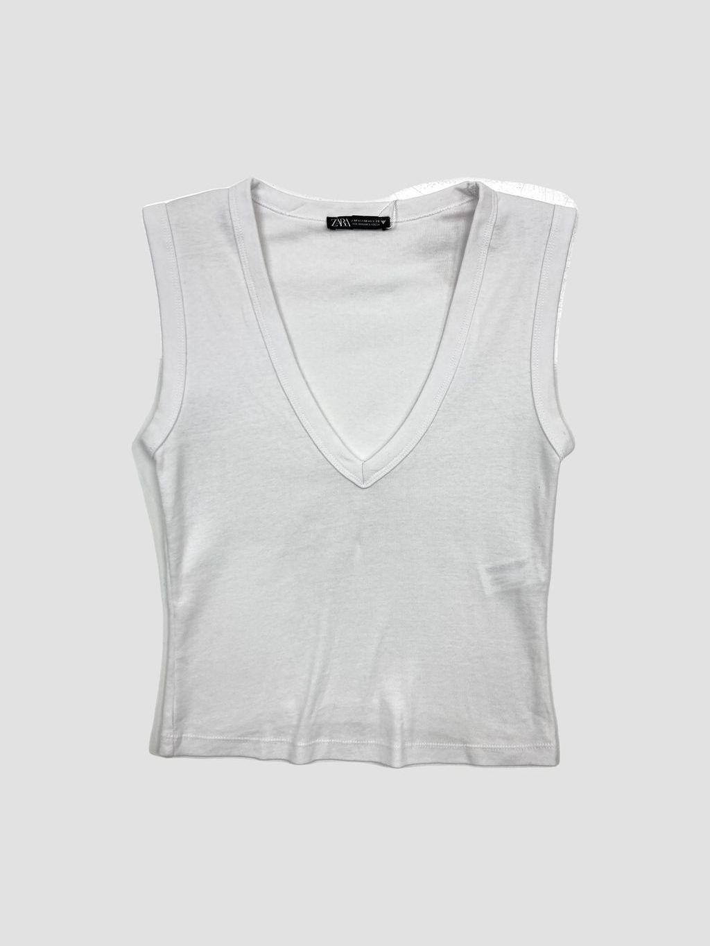 Polera sin mangas ZARA - Talla M (VOP01142014)-0