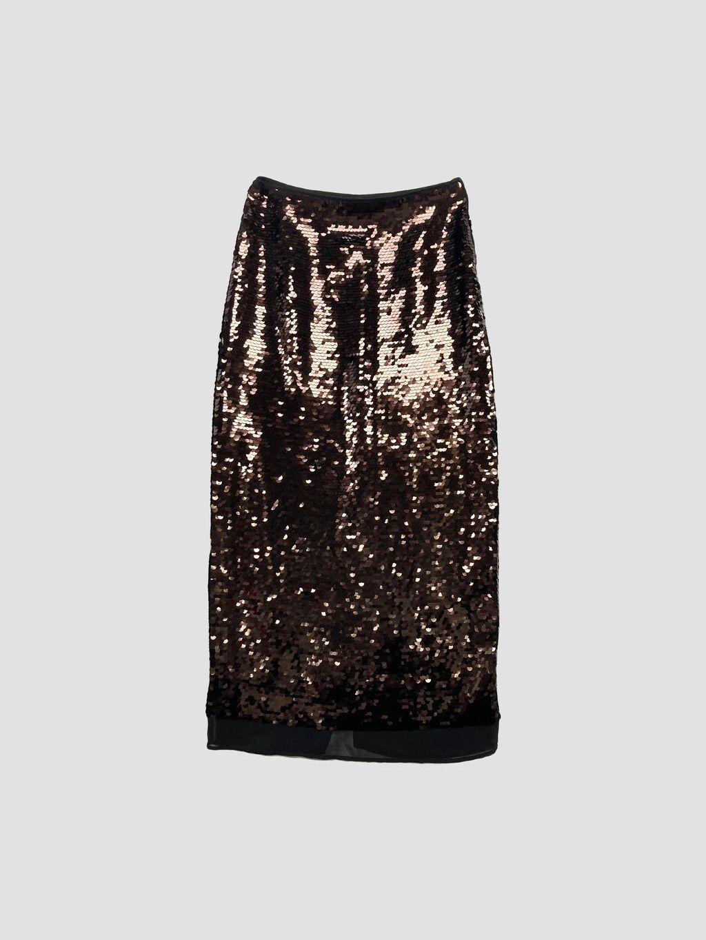 Falda larga ZARA - Talla 36 (VOP01066920)-0