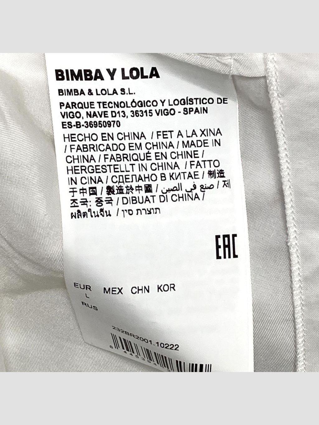 Vestido corto BIMBA Y LOLA - Talla L (VOP01041027)-4