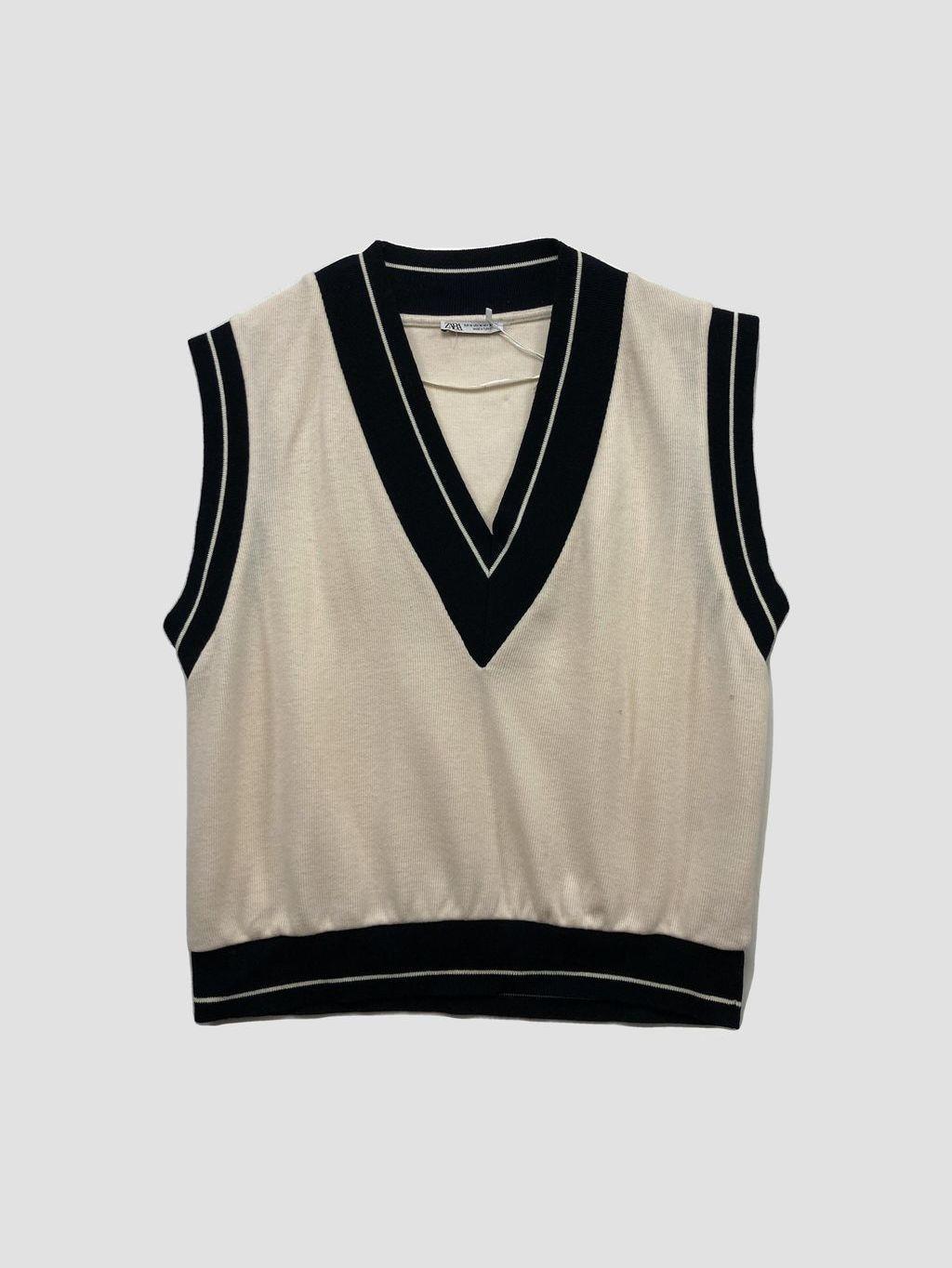 Chaleco sin mangas ZARA - Talla M (VOP00959486)-0