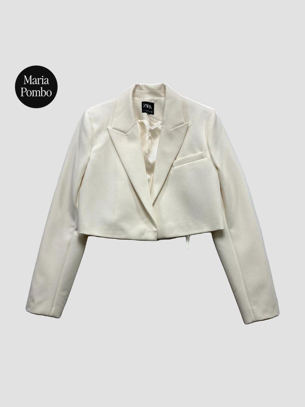 MARIA POMBO Blazer ZARA - Talla S (VOP00998020)-0
