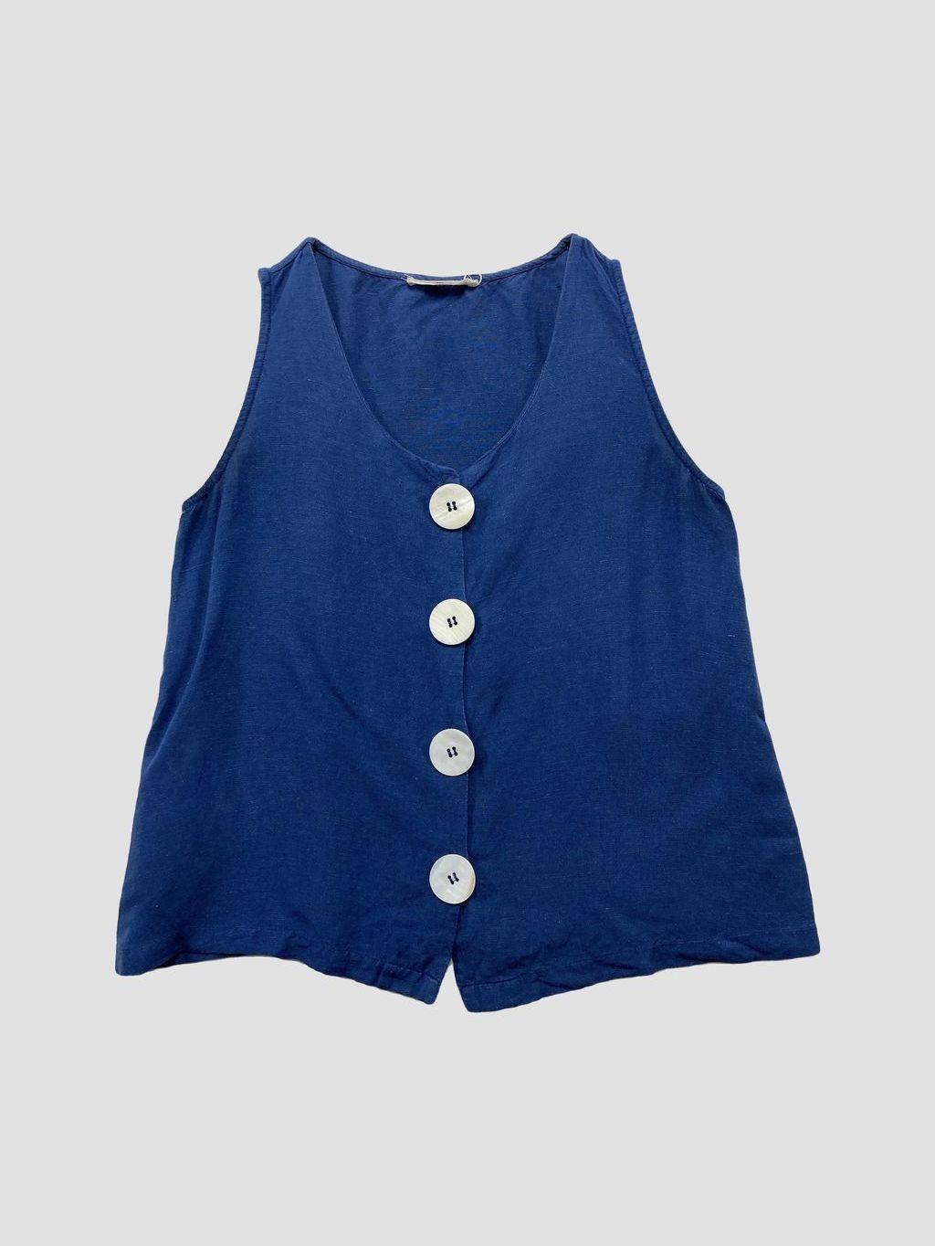 Polera sin mangas MANGO - Talla XS (VOP01039748)-0