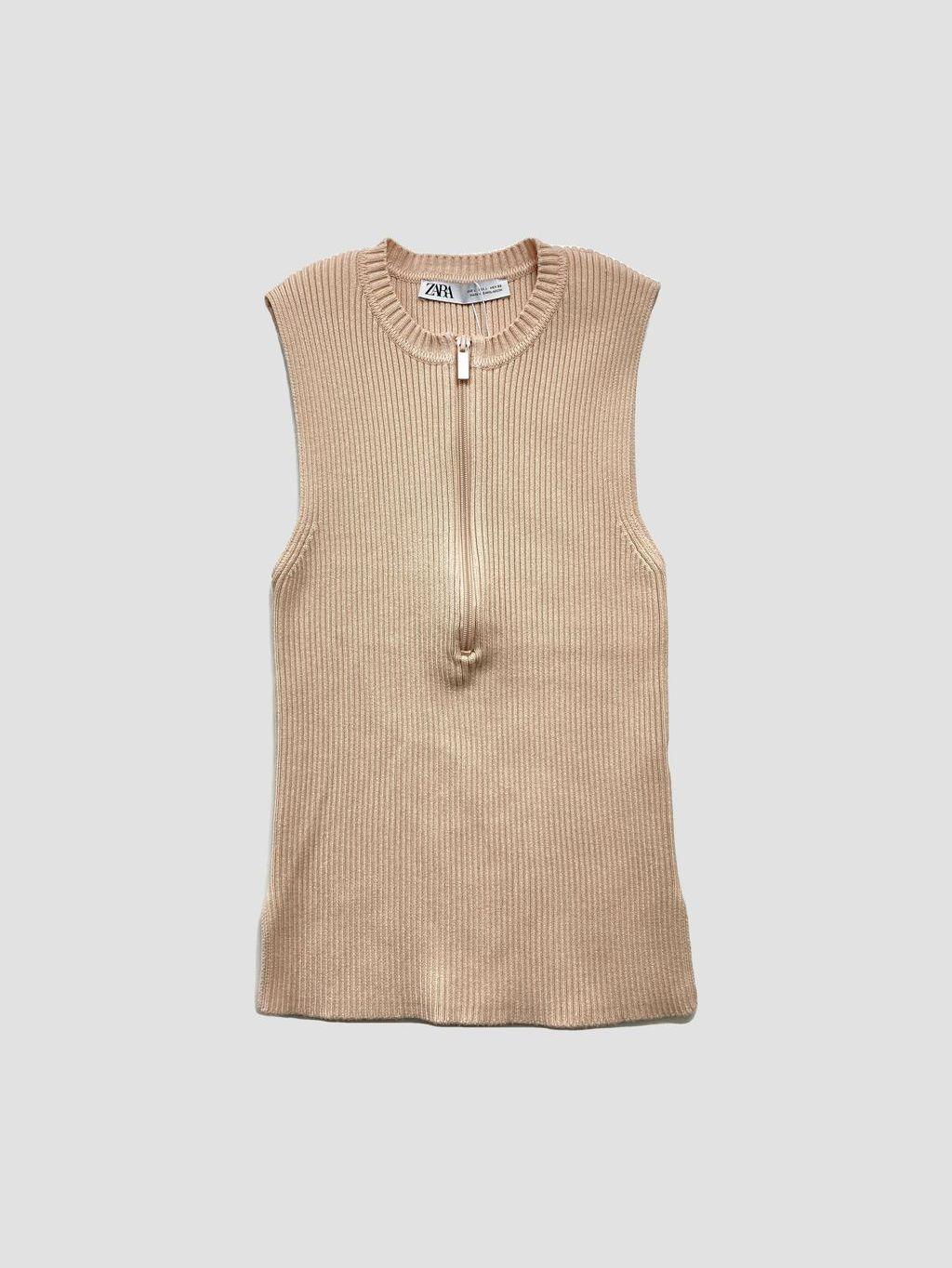 Polera sin mangas ZARA - Talla L (VOP01007232)-0