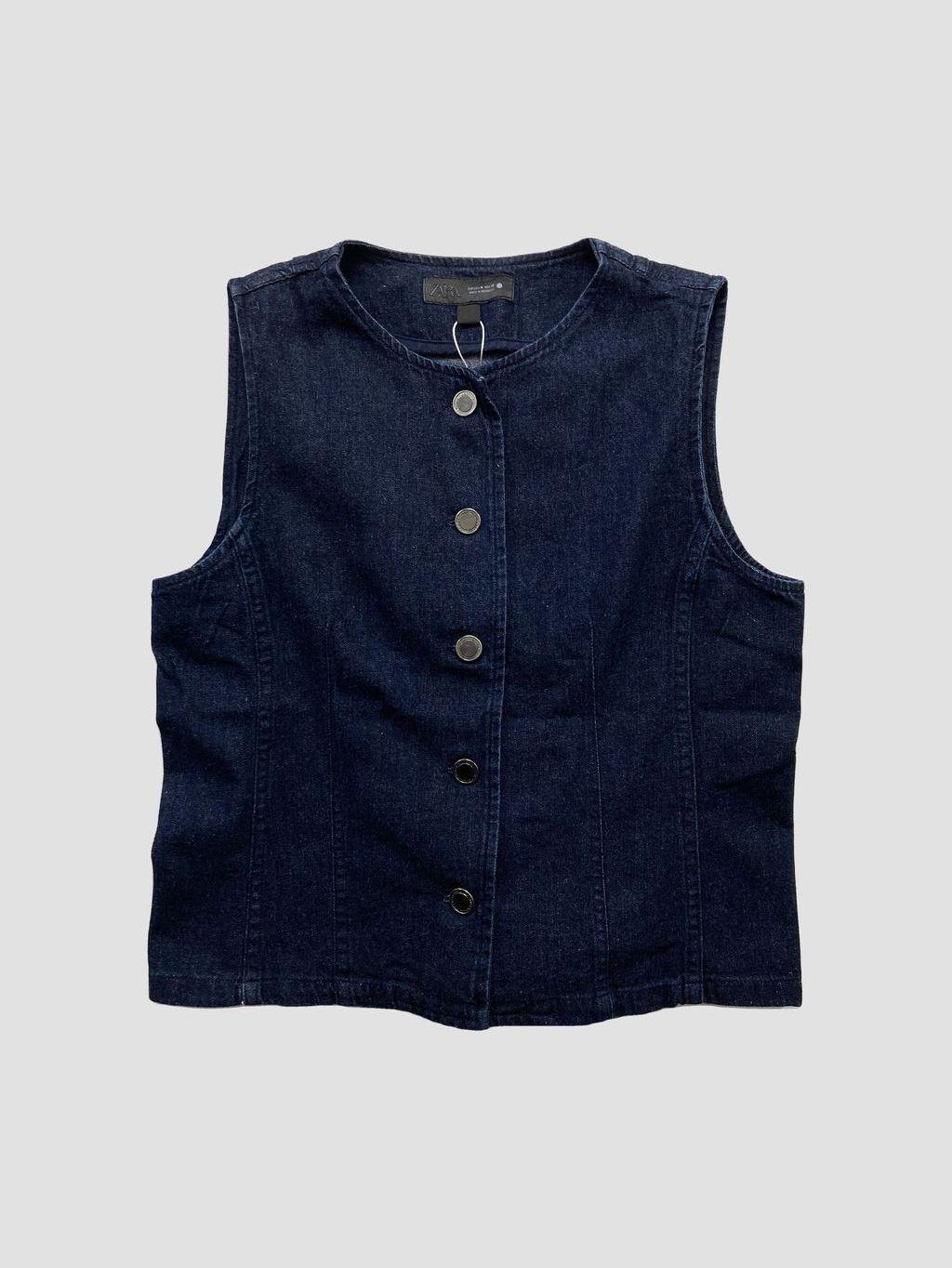 Polera sin mangas ZARA - Talla M (VOP01063828)-0