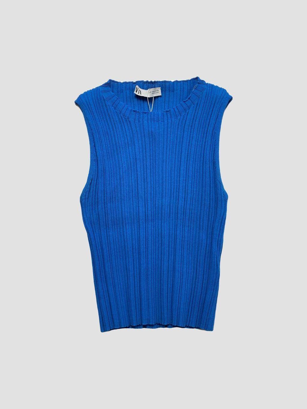 Polera sin mangas ZARA - Talla M (VOP00875832)-0